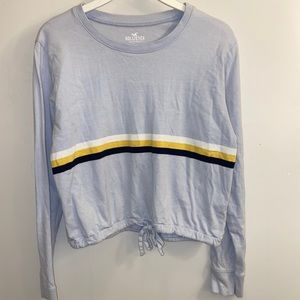 Hollister blue long sleeve shirt